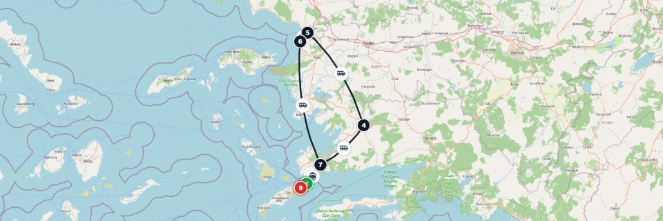 3-Day Marmari to Ephesus and Virgin Mary Group Ferry Package with Kos Return