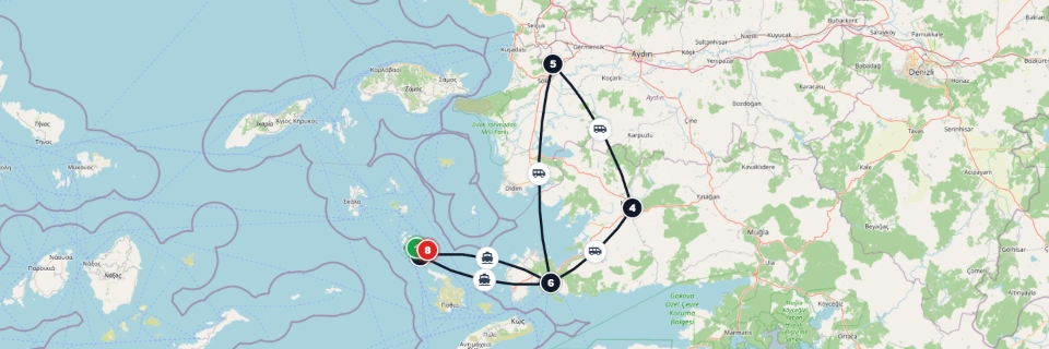 3-Day Private Ephesus and Virgin Mary Ferry Route from Panteli with Leros Return