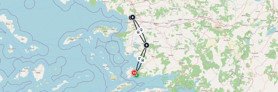 Ephesus Bus Tour from Ortakent Bodrum