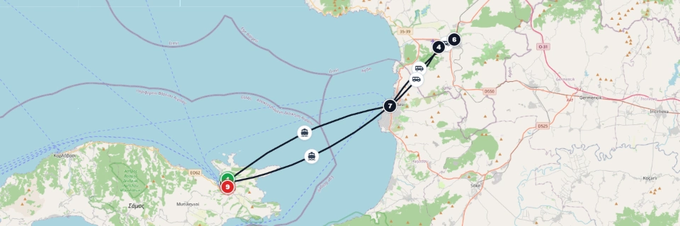 Ephesus Ferry Tour from Marathokampos
