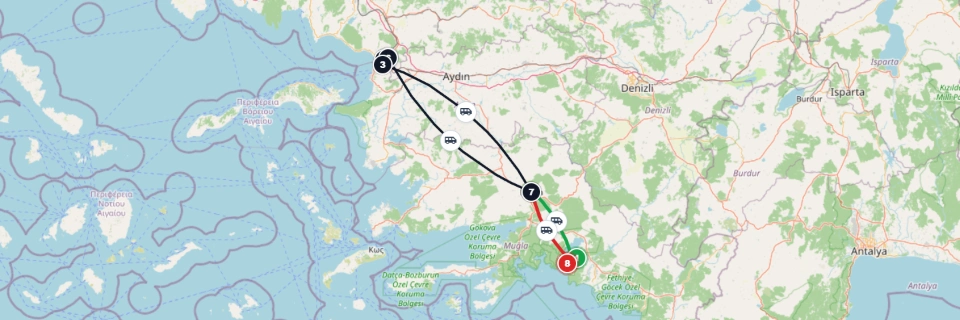 Ephesus, Virgin Mary & Museum Small-Group Tour from Dalyan by Transfer Vehicle