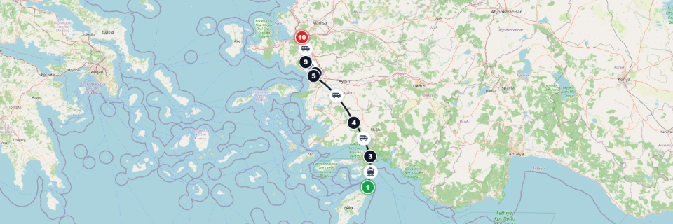 Private Daily Turkey Drop-Off Ephesus Ferry Tour from Kallithea