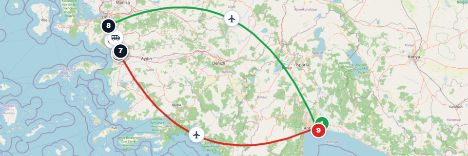 Private Ephesus Air Route