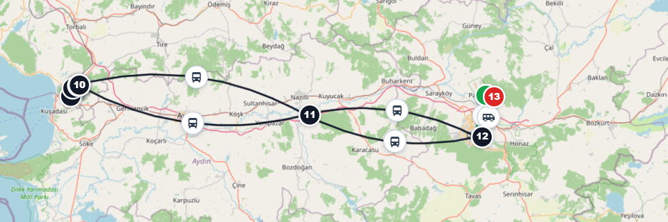 Private Ephesus Bus Route Tour