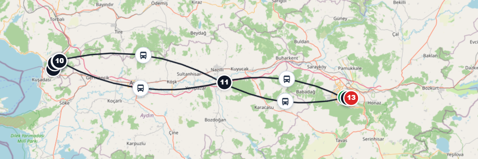 Private Ephesus Bus Route Tour