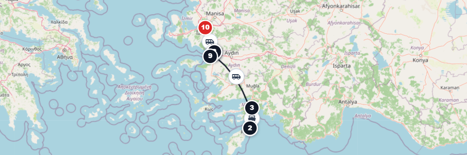 Private Ephesus Direct Ferry Route