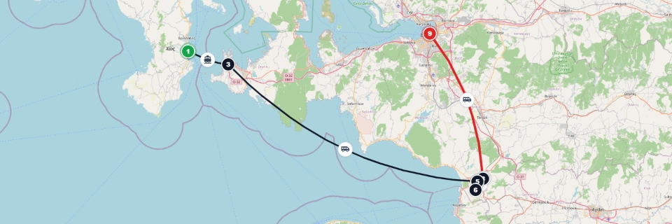 Private Ephesus Ferry Day Trip from Agia Fotini / Agia Fotia