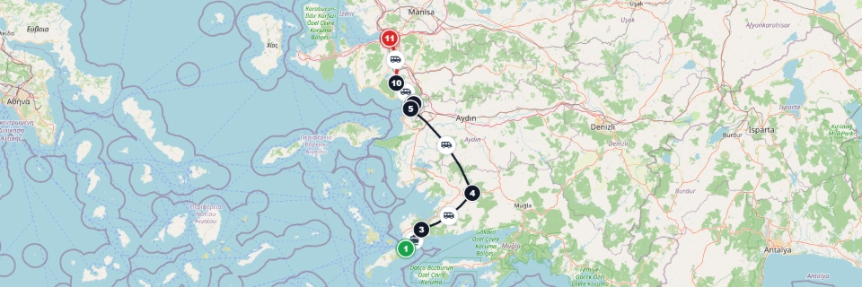 Private Therma Beach Biblical Ephesus Ferry Tour