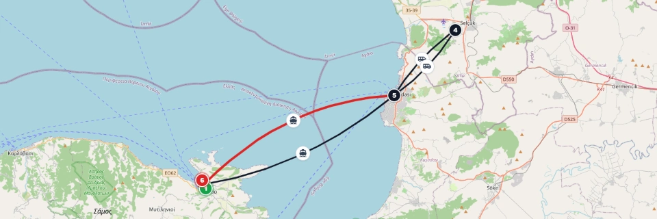 Private Vathy Port Ephesus Ferry Package