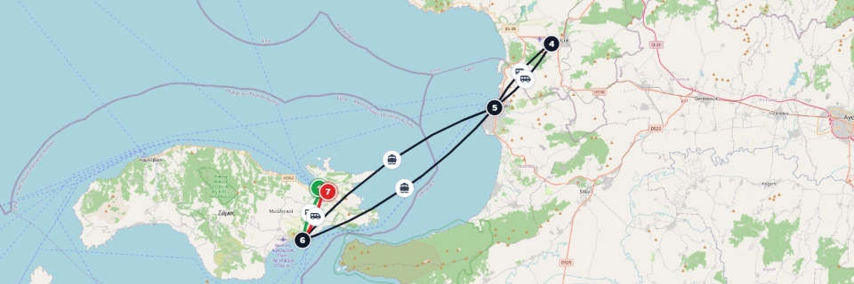 Small-Group Ephesus Ferry Package from Kokkari