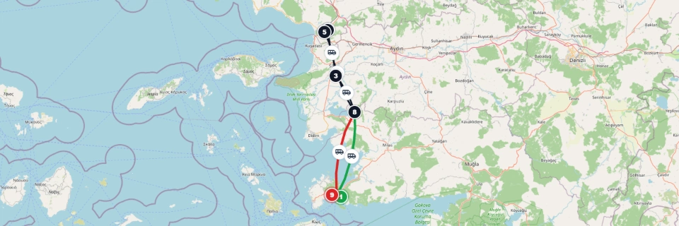 Small-Group Ephesus Terrace Houses from Bodrum Ortakent