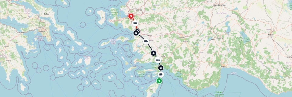 Virgin Mary, Ephesus & Museum Private Ferry Day Trip from Lindos to Izmir