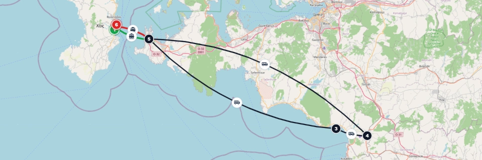 Virgin Mary, Ephesus & Museum Private Ferry Package from Chios Port: 2 Days Return