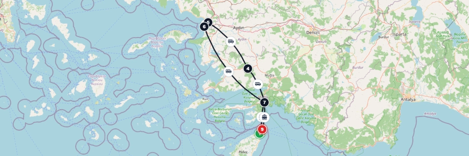 Virgin Mary, Ephesus & Museum Private Ferry Package from Lardos: 3 Days Comfort Return