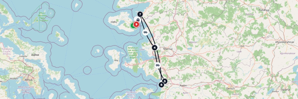 Virgin Mary, Ephesus & Museum Private Ferry Package from Lesbos: 3 Days Comfort Return