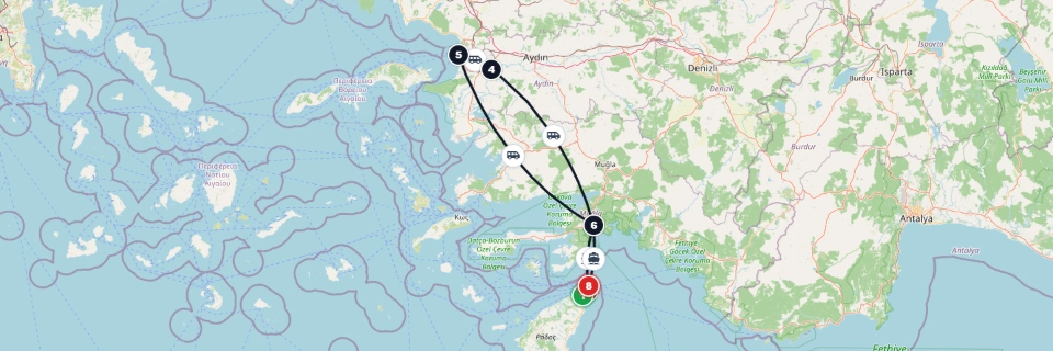 Virgin Mary, Ephesus & Museum Small-Group Ferry Package from New Town / Mandraki: 2 Days Return