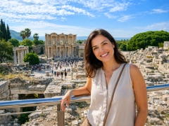 Overnight Bus Ephesus, Virgin Mary, Artemis & Isa Bey Group Tour from Belek