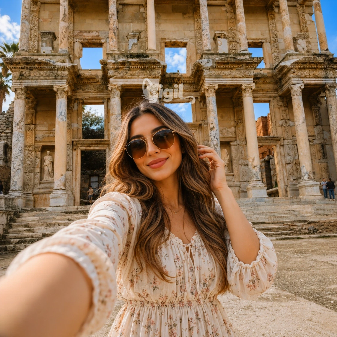 Celsus Library Facade on the Ephesus Route