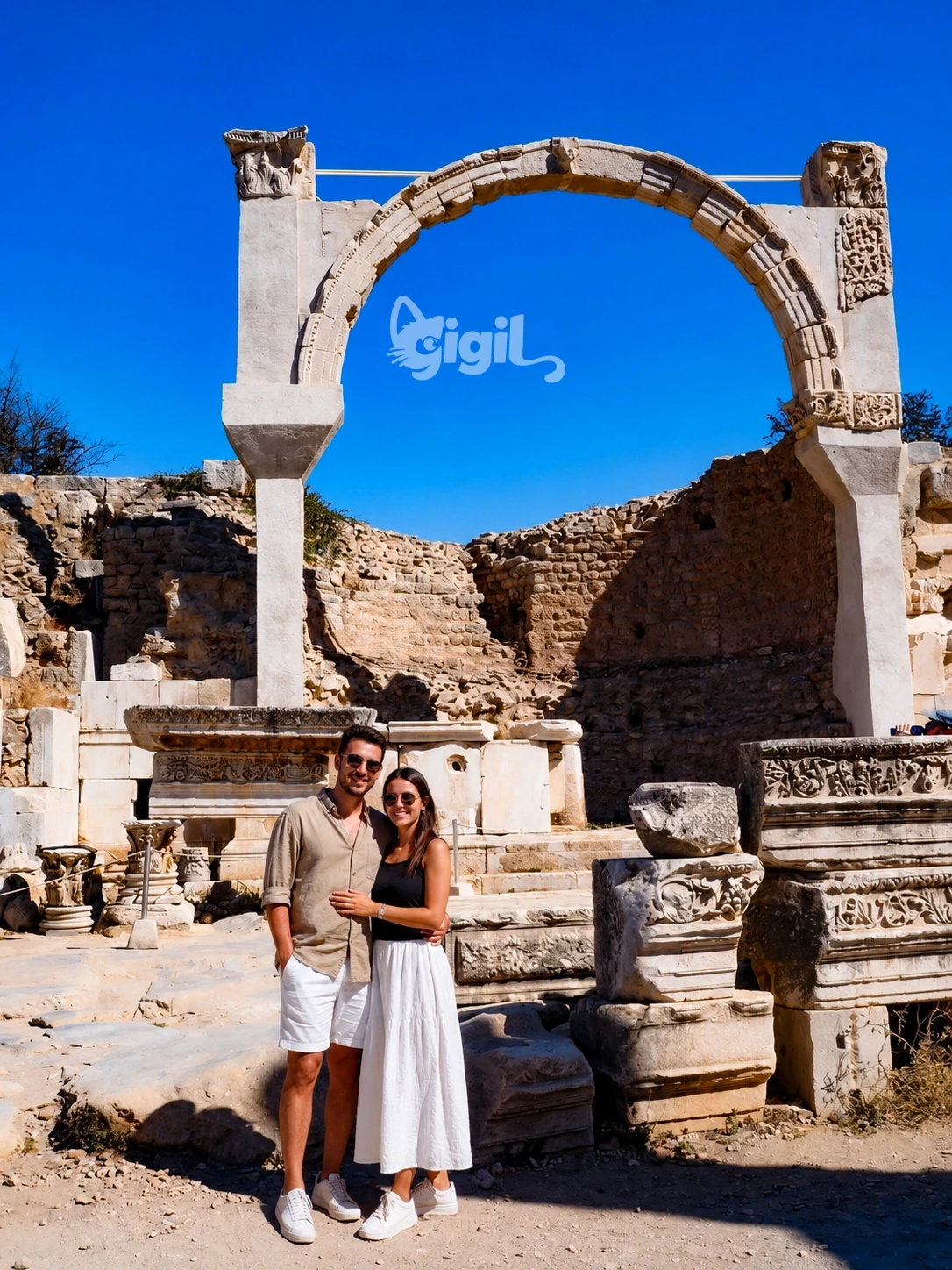 Domitian Temple Public Space in Ephesus