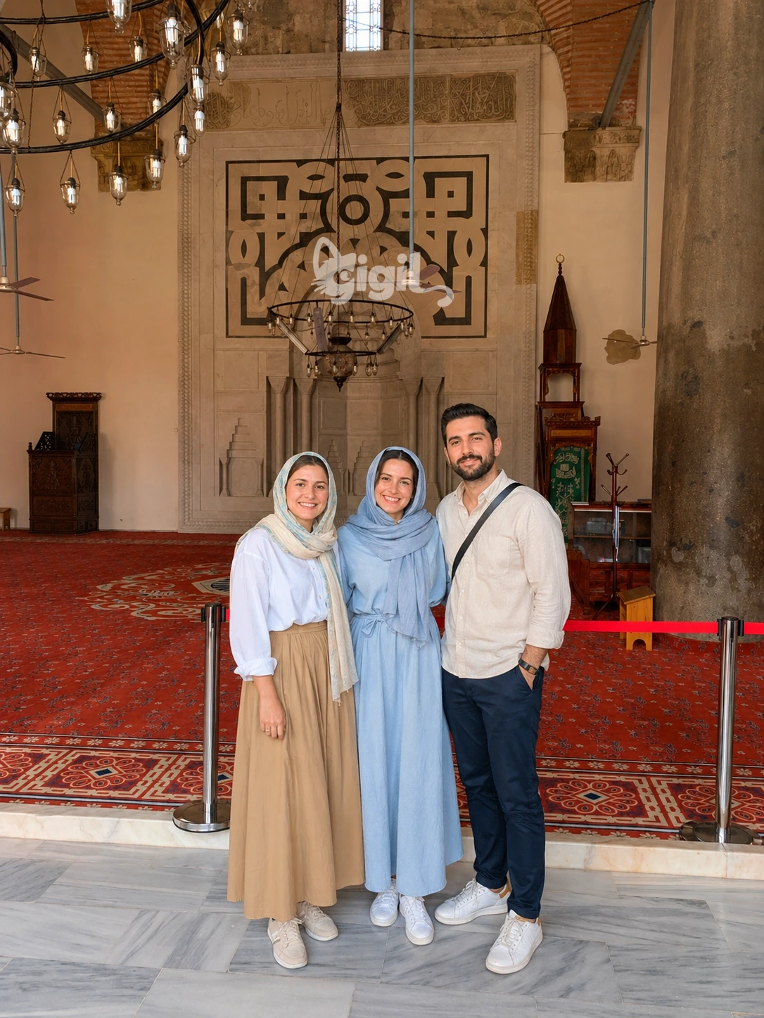 Prayer Hall Atmosphere at Isa Bey Mosque