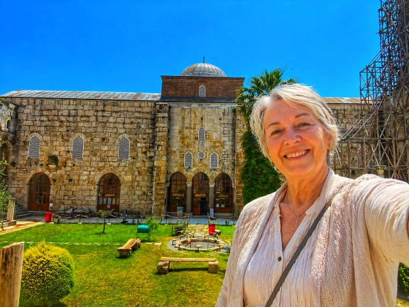 Three-Arched Approach to Isa Bey Mosque