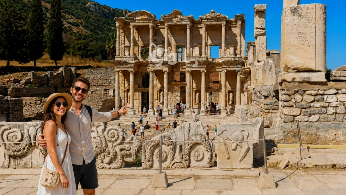 Ancient Library Site in Ephesus