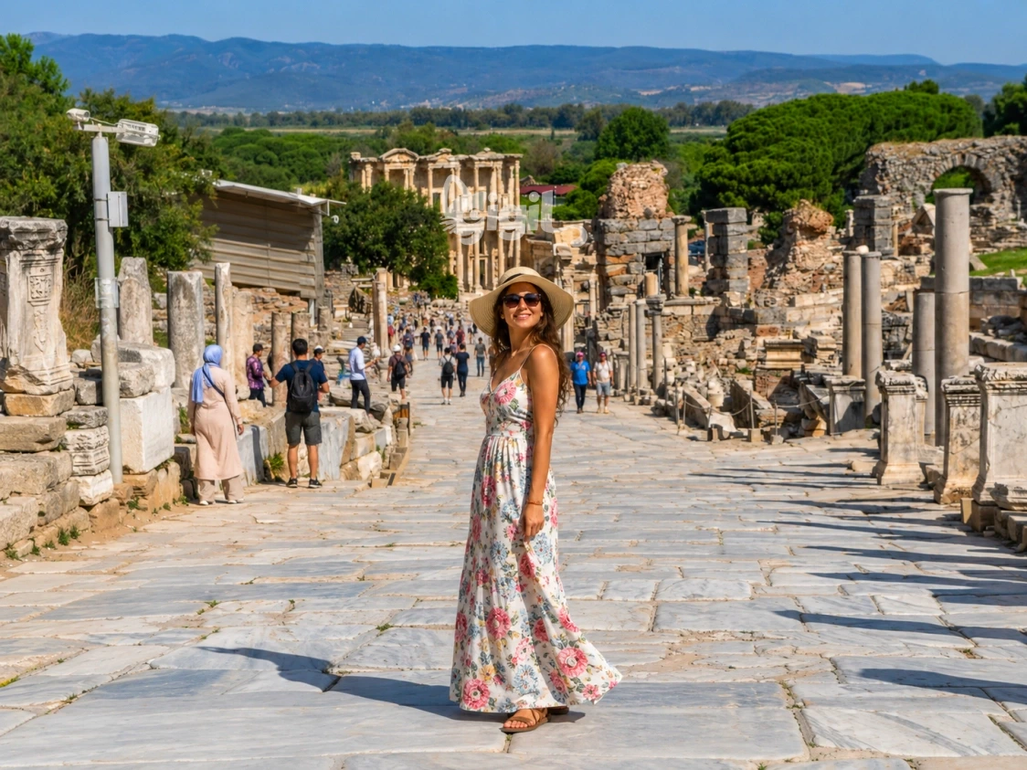 Ancient Walk Along Curetes Street