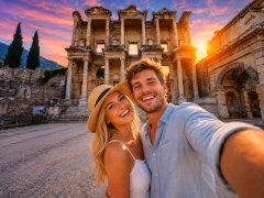 Private Overnight Bus Ephesus, Virgin Mary, Artemis & Isa Bey Tour from Dalaman