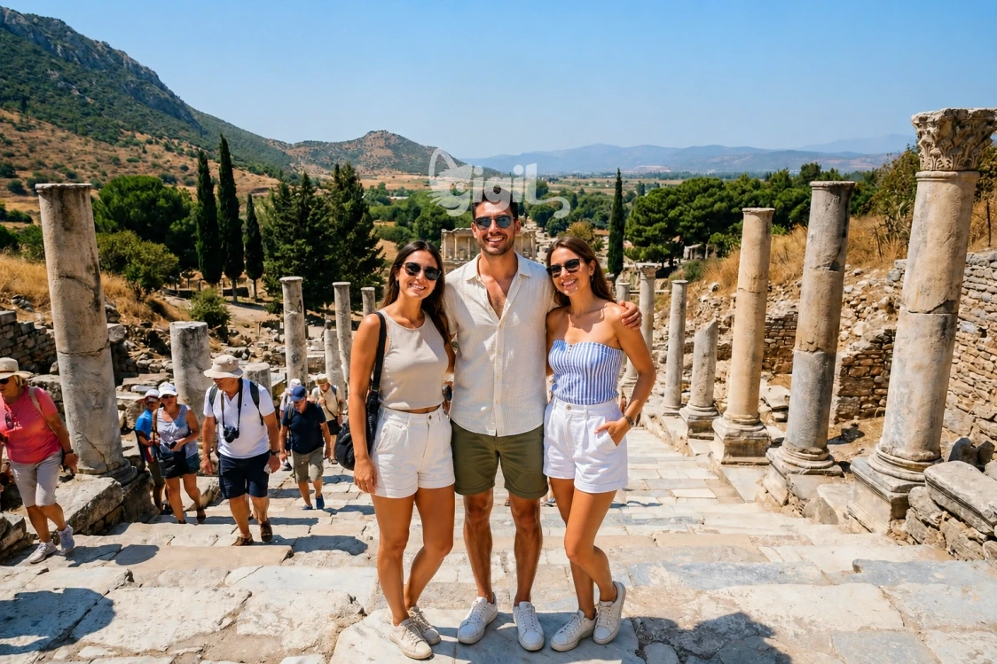 Curetes Street Marble Walkway