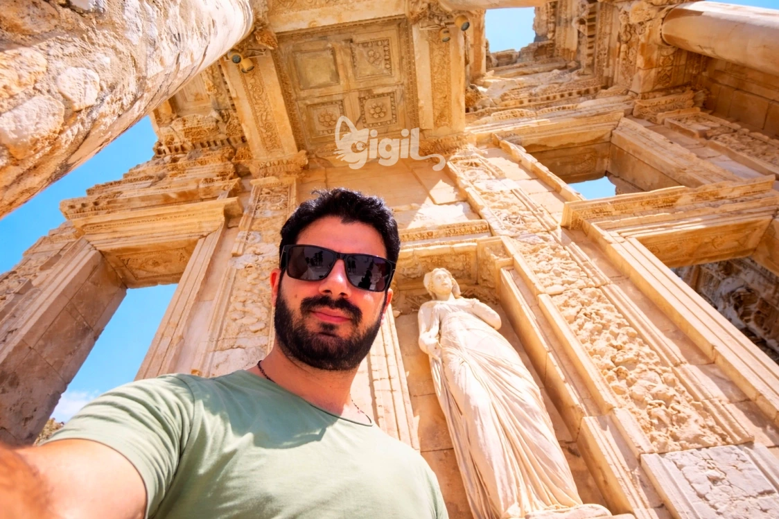 Iconic Ruins of the Celsus Library