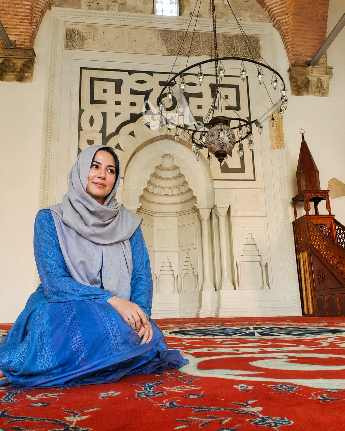 Interior Space of Isa Bey Mosque