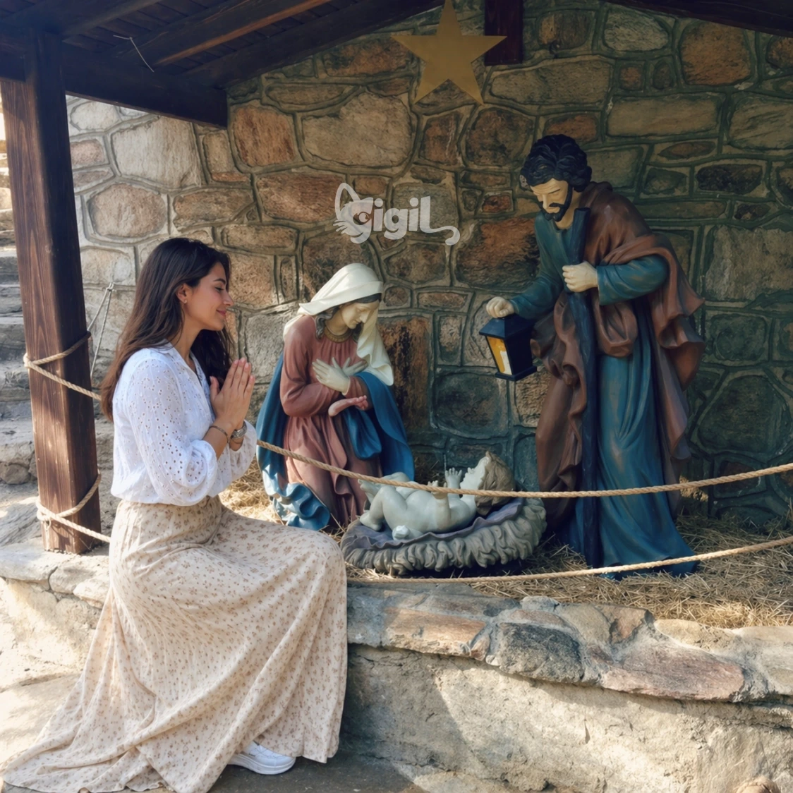 Nativity Scene on the Virgin Mary House Route