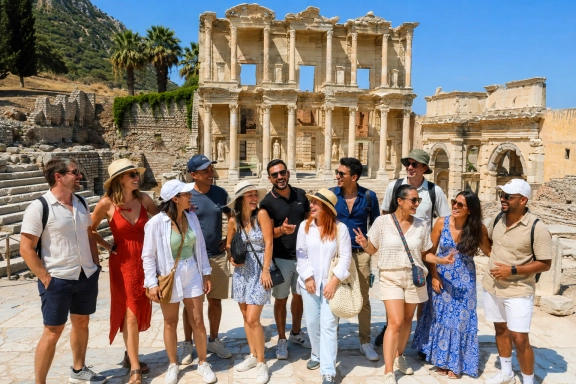Ephesus and St. John Basilica Bus Group Tour from Bodrum