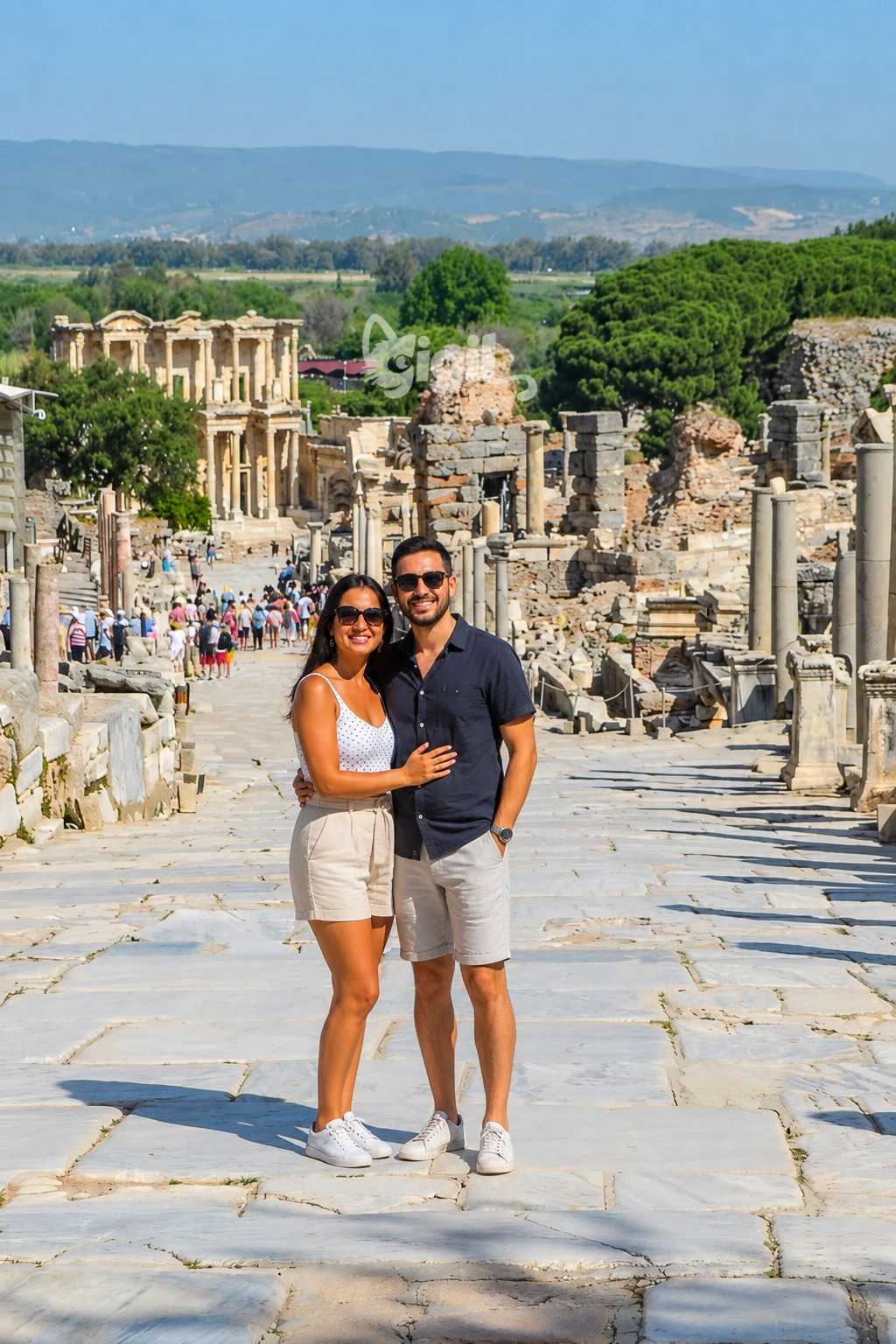 Curetes Street Stone Axis in Ephesus