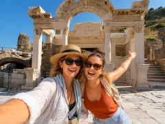 Overnight Bus Ephesus and St. John Basilica Group Tour from Fethiye