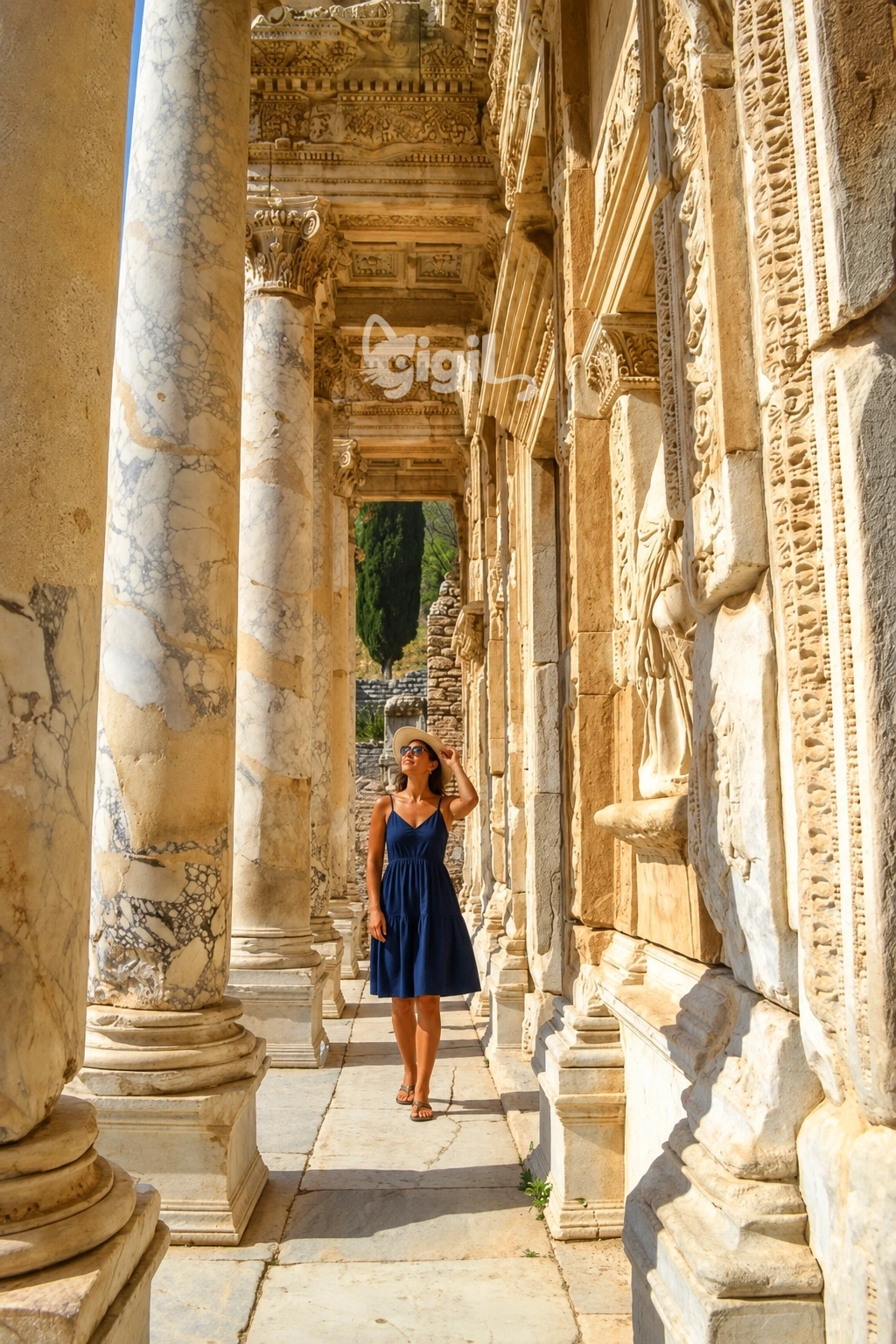 Marble Architecture of Celsus Library