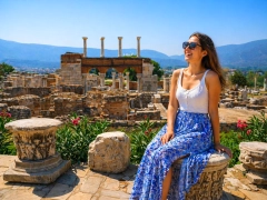 Ephesus and St. John Basilica Group Day Tour from Kos by Ferry with Izmir Drop-off