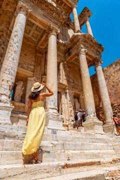 Overnight Bus Ephesus and St. John Basilica Group Tour from Marmaris