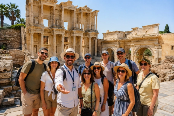 Private Overnight Bus Ephesus and St. John Basilica Tour from Fethiye