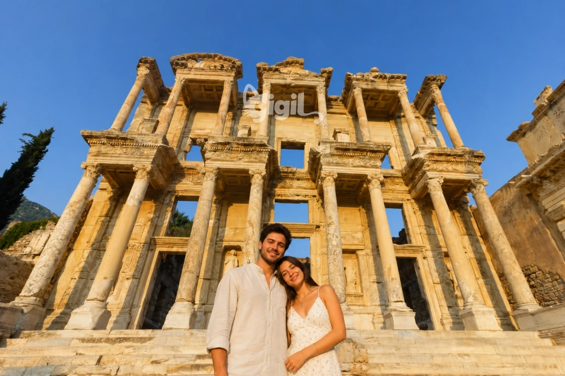 Archaeological Setting Around Celsus Library