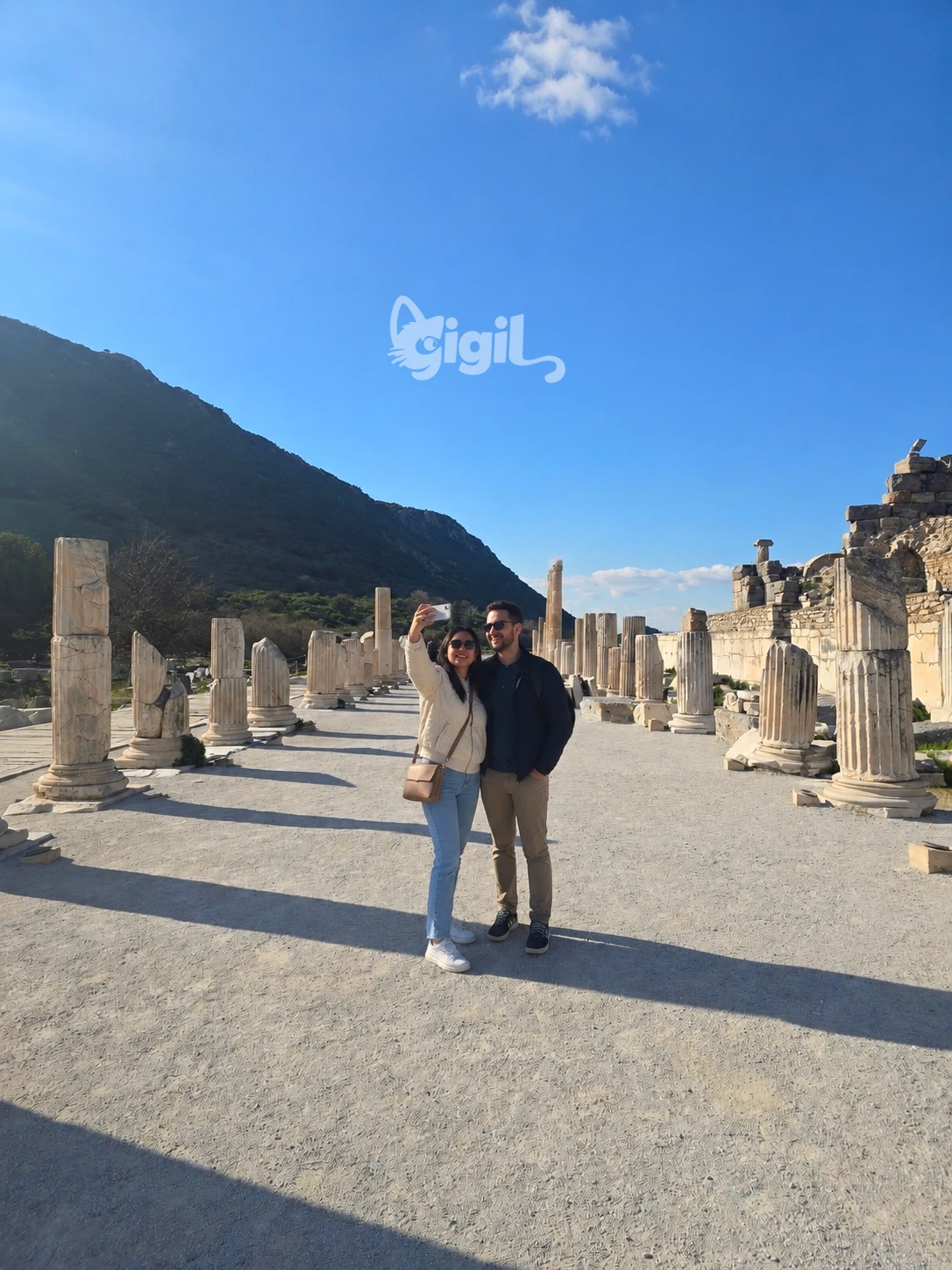 Arkadiane Harbor Street View in Ephesus