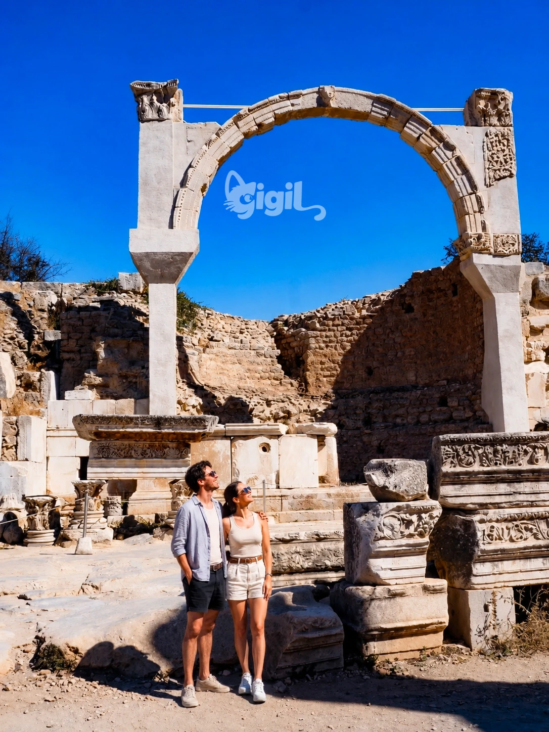 Domitian Temple Area in Ephesus