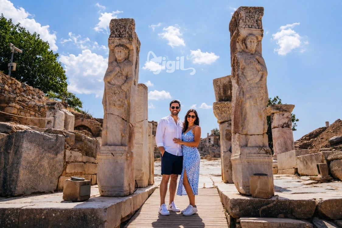 Heracles Gate Reliefs on Curetes Street