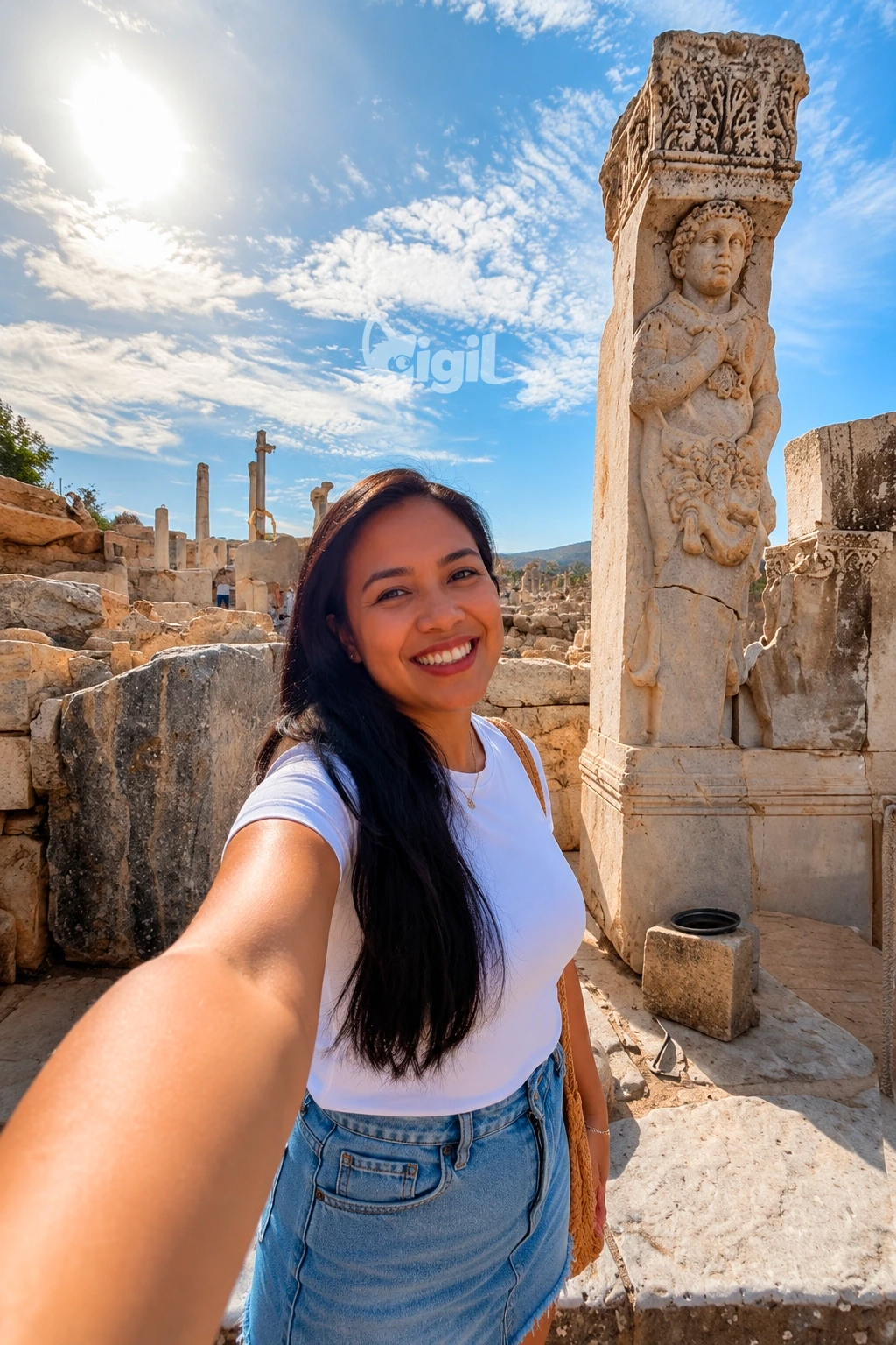 Heracles Gate View in Ancient Ephesus