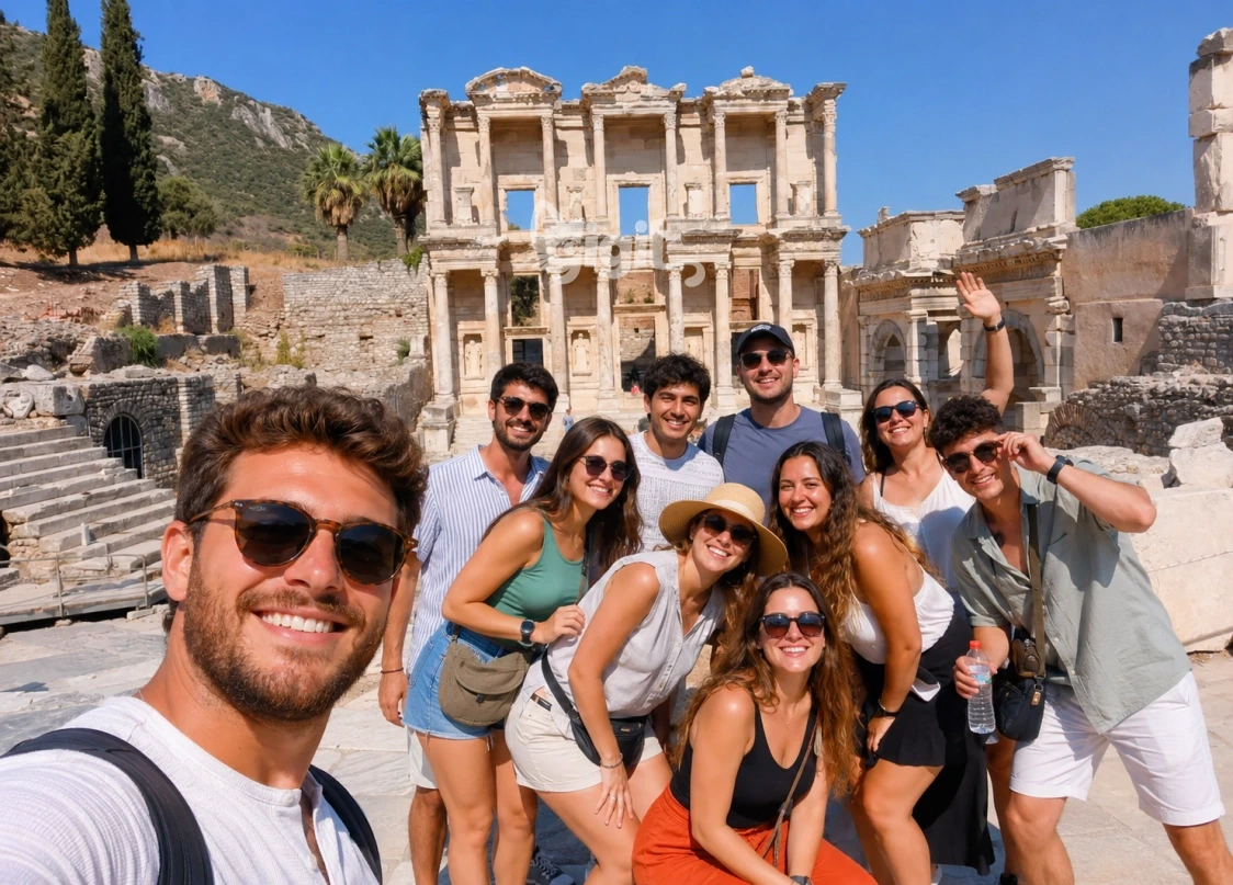 Heritage Scene at the Celsus Library