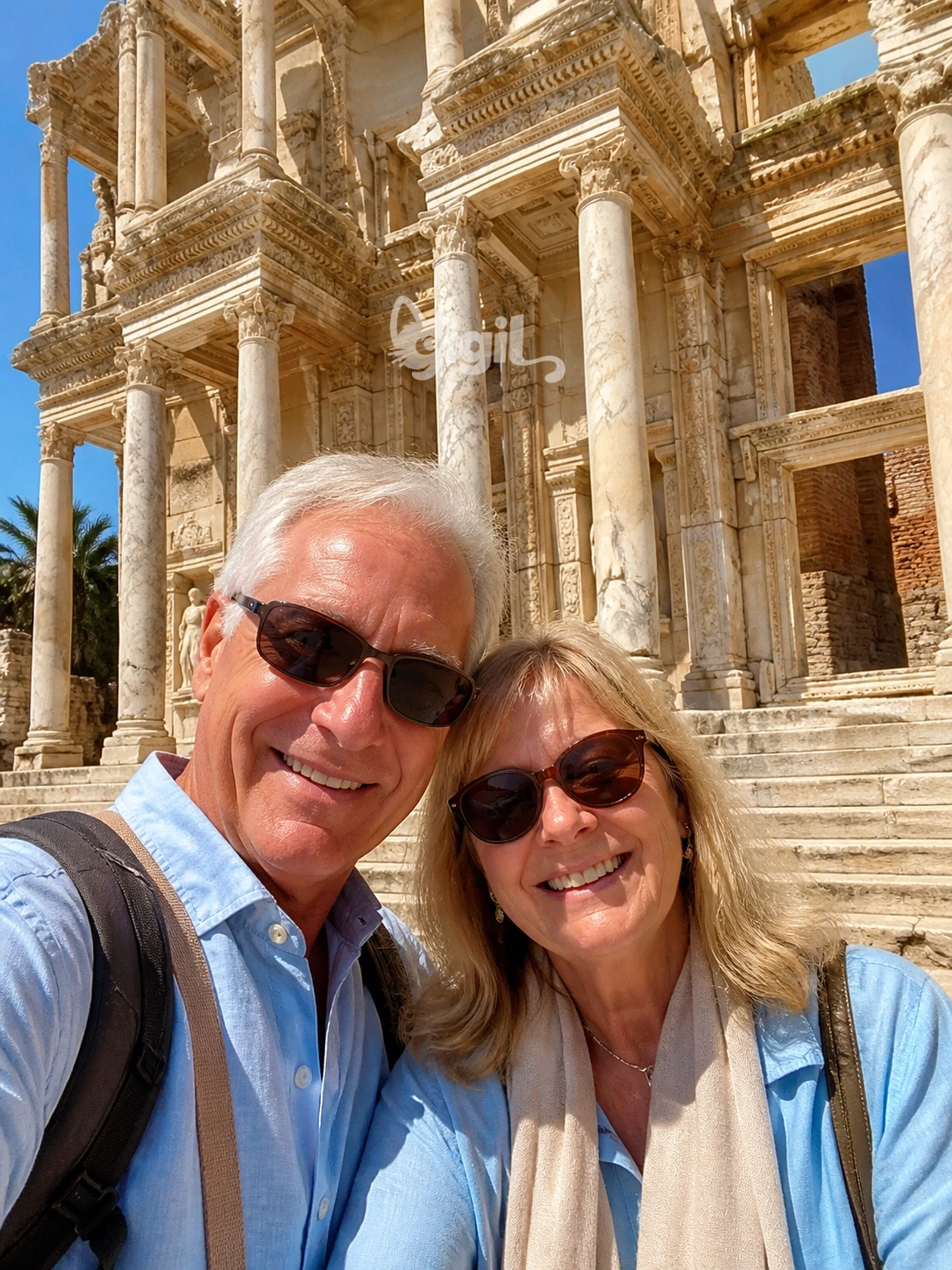 Restored Front of the Library of Celsus