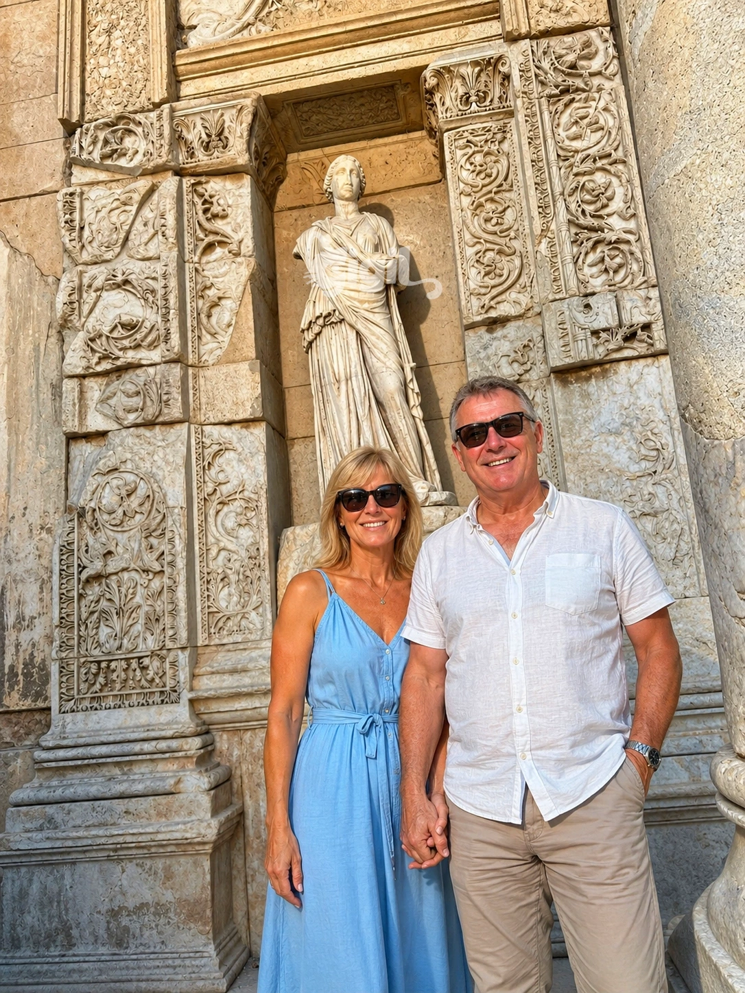 Ancient Library Scene at Celsus