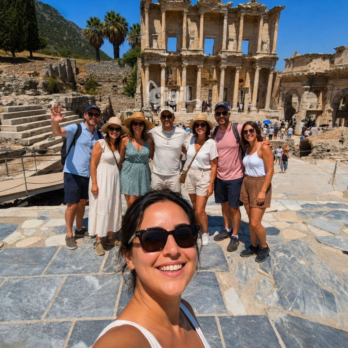 Ancient Site View Around Celsus Library