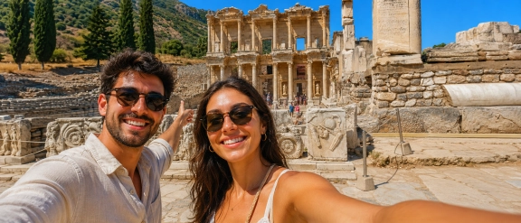 2-Day Ephesus, Virgin Mary, Terrace Houses, St. John Basilica & Artemis Package by Private Vehicle from Fethiye