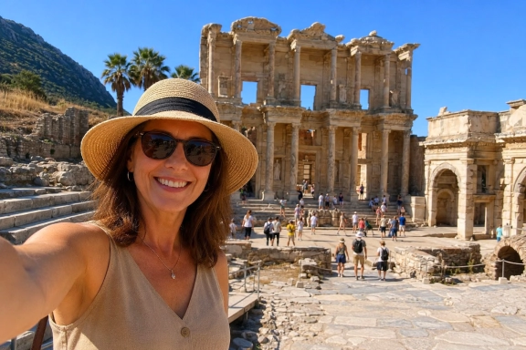 Ephesus, Virgin Mary, Terrace Houses, St. John Basilica & Artemis Bus Tour from Denizli